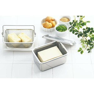 調理用品 kan 豆腐水切かごセット 蓋無ツル付