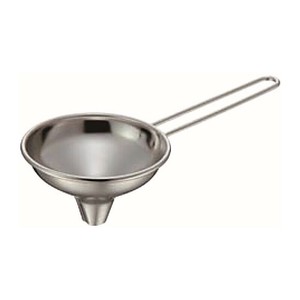 調理器具 18-8STハンドル付ロート 9cm