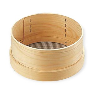 調理用品 木枠ST張パン粉フルイ 9寸