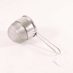 お茶用品 18-8共柄深型茶こし(二重網)