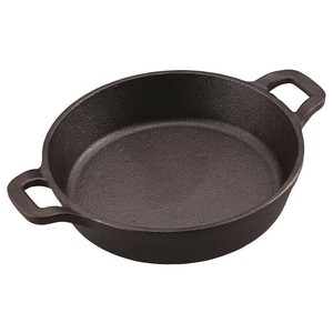 洋食卓上用品 鉄鋳物 両手スキレット 16cm