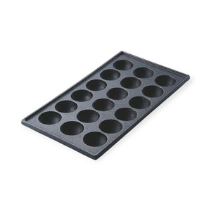 調理道具 AKS たこ焼鉄板 18穴 φ48×深25mm