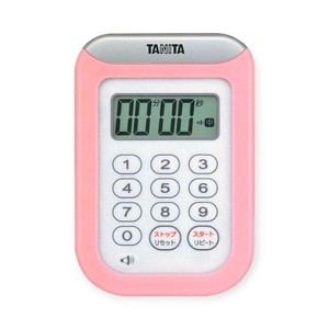 調理道具 タニタ TD-378-PK(ピンク) 丸洗いタイマー100分計