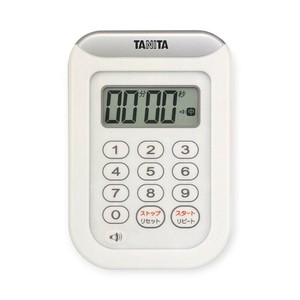 調理道具 タニタ TD-378-WH(ホワイト) 丸洗いタイマー100分計