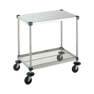 店舗備品 弁慶シェルフワゴン 2段 4-2-B-M-9