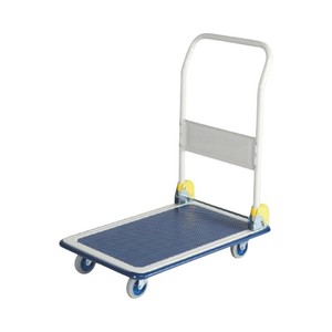 バックヤード備品 NHT-101 小型 スチール台車(ハンドル折畳式)