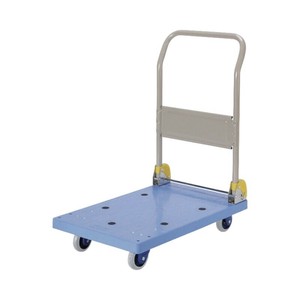バックヤード備品 NP-101GS 小型 静音樹脂台車(ハンドル折畳式)