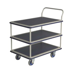 バックヤード備品 NHT-105 小型 スチール台車(3段)