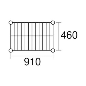 メタルラック スーパーエレクター 棚 MS910