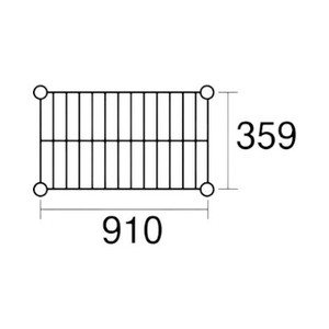 メタルラック ステンレスエレクター 棚 SAS910