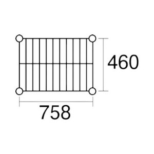 メタルラック ステンレスエレクター 棚 SMS760