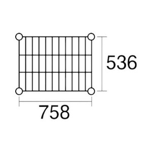 メタルラック ステンレスエレクター 棚 SBS760