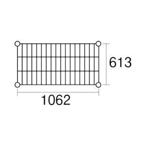メタルラック ステンレスエレクター SLS1070：PS1900：6段