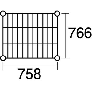メタルラック ステンレスエレクター 棚 SLMS760