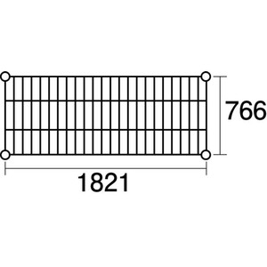 メタルラック ステンレスエレクター 棚 SLMS1820