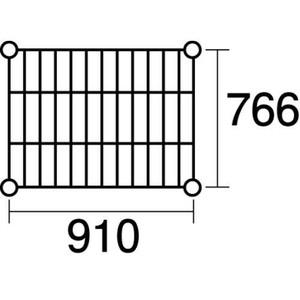 メタルラック ステンレスエレクター SLMS910：PS1390：5段