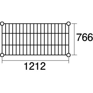 メタルラック ステンレスエレクター SLMS1220：PS1900：5段