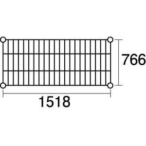 メタルラック ステンレスエレクター SLMS1520：PS2200：6段
