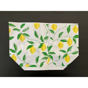 耐油袋 No.432 亀甲袋フラワー柄C(レモンツリー) 大阪ポリエチレン販売