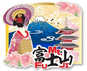 磁铁/吸铁石/图钉/按钉 富士山