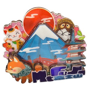 【木製ホイルマグネット】MtFUJI(アニマル)