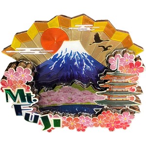 【木製ホイルマグネット】MtFUJI(あっぱれ)