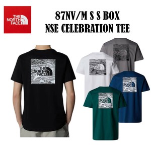 THE NORTH FACE(ザノースフェイス) Tシャツ 87NV/M S S BOX NSE CELEBRATION TEE