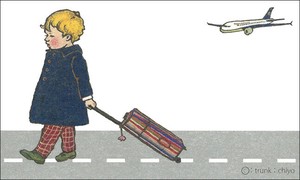 ミニメッセージカード8枚入り trunk:chiyo「Have a nice day!」 55×90mm 子ども 2025新作