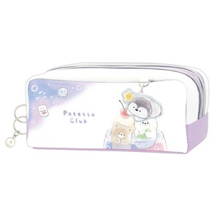 ツインファスナーペンケース ぽてっとくらぶ