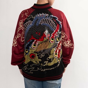 スカジャン 鳳凰【リバーシブル商品】 半袖/お土産/JAPAN/日本/インバウンド/和柄