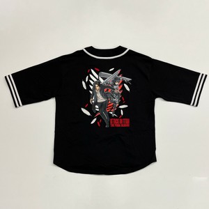 進撃の巨人ファイナルシーズン　エレン＆ミカサ　ビッグシルエットベースボールシャツ［半袖］［プリント］