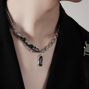 ステンレス 水晶　ネックレス ネックレス レディース　ネックレス シルバー925　メッキ ネックレス