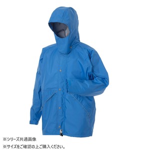 スミクラ レインウェア レインマスター ポリカ ジャケット ブルー LL J-613