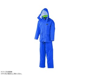 スミクラ レインウェア 透湿MOAシータ レインスーツ ブルー LL A-660
