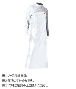 スミクラ ワンタッチ防水エプロン 白 フリー