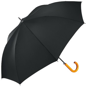 Waterfront ベーシックジャンプ木手 長傘 65cm ブラック ブラック U165-0904BK1-B7