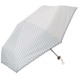umbulatio ネオミニ UVブロック 折りたたみ傘 51cm マルシェ オフホワイト S351-1119WH1-BE