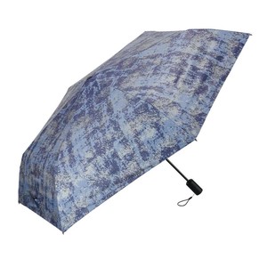 LESS IS MORE カルオート反射UVブロック 折りたたみ傘 55cm スポンジドローイング