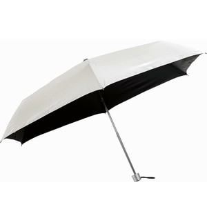 Waterfront 銀行員の日傘 折りたたみ傘 60cm シルバー S360-0783SL1-B8