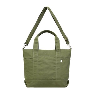 カラーキャンバス2WAYトート Lサイズ SFA-0117 カーキ