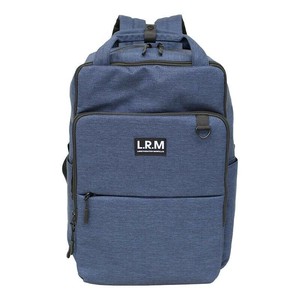 L.R.M 10ポケット スクエア3層リュック CMK19-0541 ネイビー