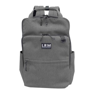 L.R.M 10ポケット スクエア3層リュック CMK19-0541 グレー