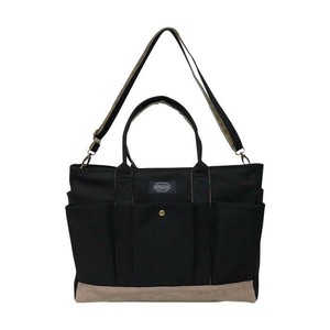 キャンバス2WAYトートショルダー Lサイズ YA17-0298 ブラック