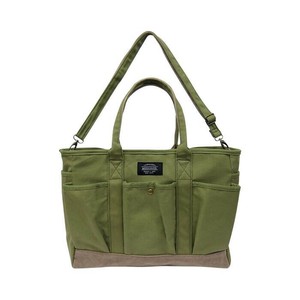 キャンバス2WAYトートショルダー Lサイズ YA17-0298 カーキ