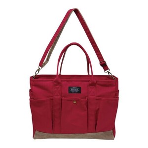 キャンバス2WAYトートショルダー Lサイズ YA17-0298 レッド
