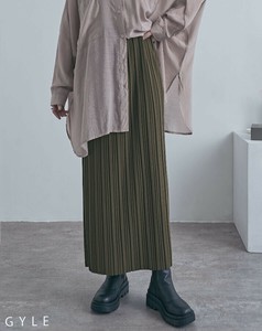 【全11色x2025年新色】セルフカット可能◎楽ちんプリーツスカート　レーディススカート　プリーツ