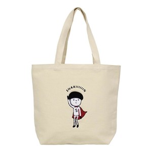 Sちゃんまん サガラ刺繍 横ビッグトート SCM-SFN20-0601SG IV