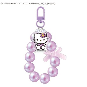 8月上旬入荷　チャーム付きオーロラビーズキーホルダー ハローキティ サンリオキャラクターズ 予約〆5/31