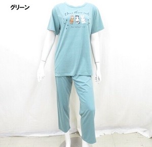 【★人気のお買い得商品★】ネコプリントパンツスーツ