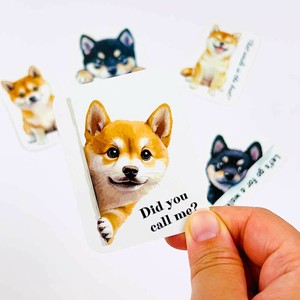 Writing Paper Paste and Peel off Dog 5-pcs